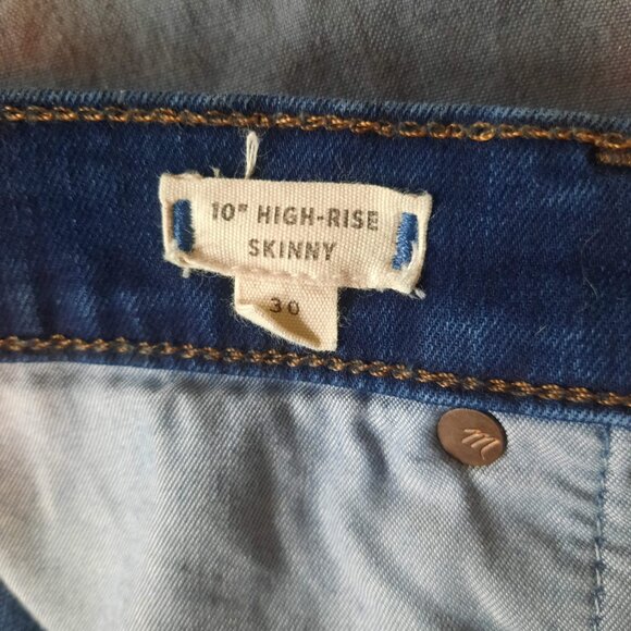 Women's Dark Blue Skinny Jeans - Picture 6 of 10